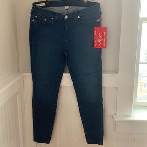TRUE RELIGION SUPER SKINNY JEANS WOMENS 34